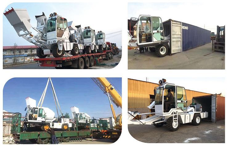 shipping -1 of self loading mixer concrete
